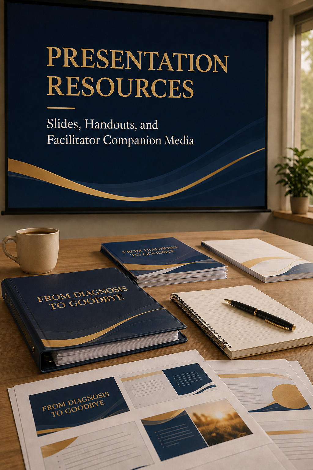 Cover of the From Diagnosis to Goodbye Presentation Resources